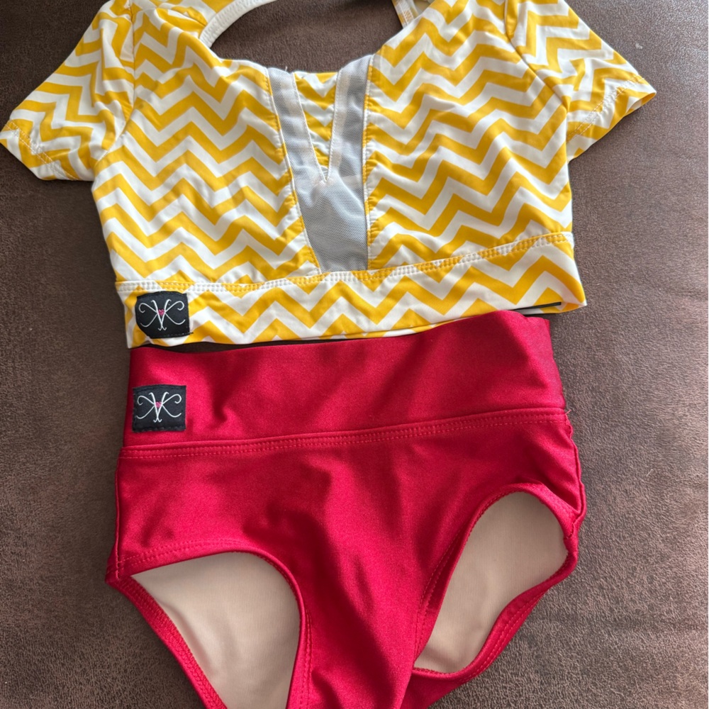 Yellow and Red Kids Swim Set